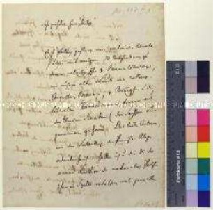 Brief Adolf Wilhelm Lettes an einen braunschweigischen Parteifreund über die neugegründete Nationalliberale Partei