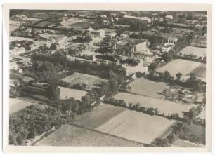 Luftbild vom Schloss Cala Cala nördlich von Cochabamba
