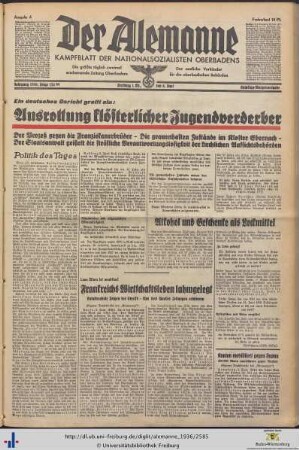06.06.1936 (Samstag-Morgenausgabe)