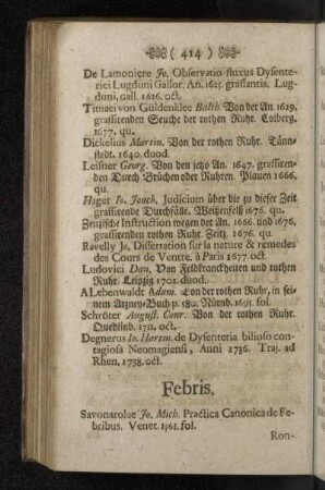 Febris.