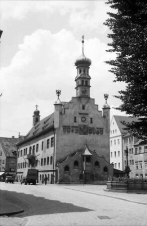 Kempten: Rathaus, Ostansicht