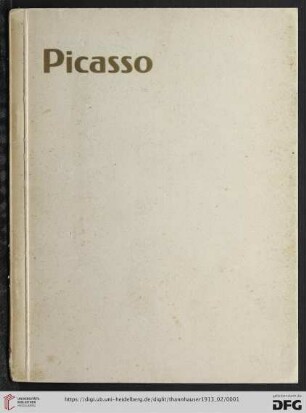 Ausstellung Pablo Picasso : Februar 1913