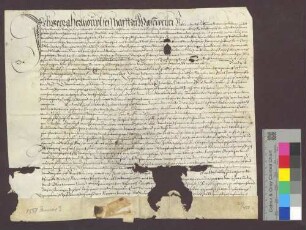 Kaufbrief des Georg Herthoupf zu Wasenweiler für Junker Hans von Pfirt über ein Haus zu Wasenweiler.