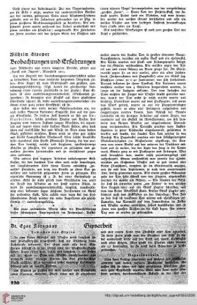 N.F. 15.1935: Beobachtungen und Erfahrungen