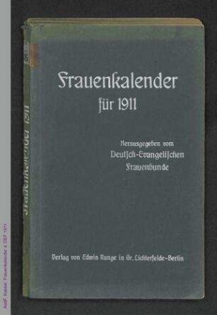 Frauenkalender für 1911 (1911)