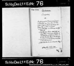 Schuldensachen des Hermann von Zerßen als Erbe des Adrian von Zerßen