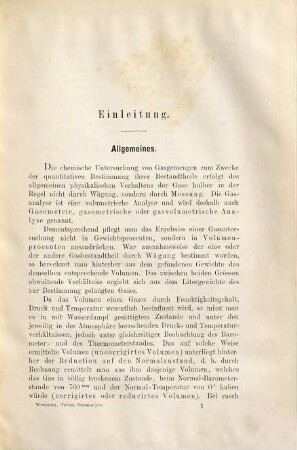 Lehrbuch der technischen Gasanalyse : kurzgefasste Anleitung zur Handhabung gasanalytischer Methoden von bewährter Brauchbarkeit