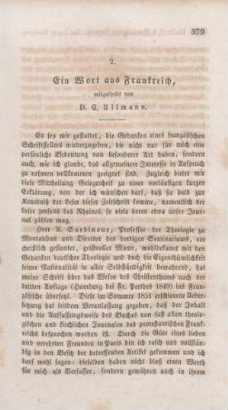 379-390 Ein Wort aus Frankreich