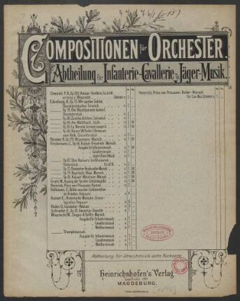 Reiter-Marsch : für Cav. Mus.
