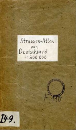 V. B. Strassen-Atlas von Deutschland 1.500000