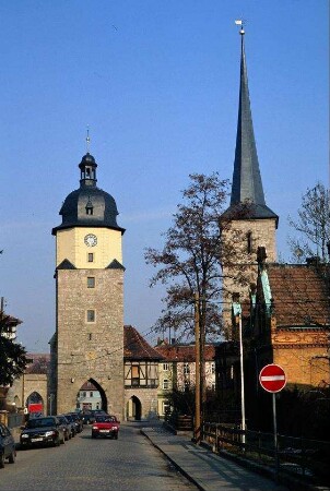 Riedtor und Jakobsturm, Straße