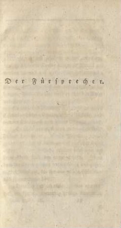 Der Fürsprecher