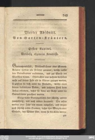 Erstes Kapitel. Vorläufig allgemeine Kenntnisse.