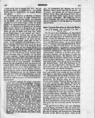 Ueber Lignum Rhodium in Pocockes Reisen (Lin. Transact. Vol. XII. Pars I. 1817)