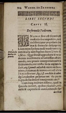 Capvt II. De formulis Fœderum