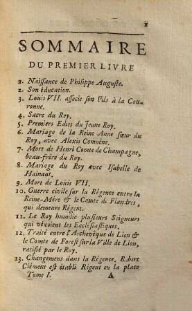 Histoire de Philippe Auguste, 1
