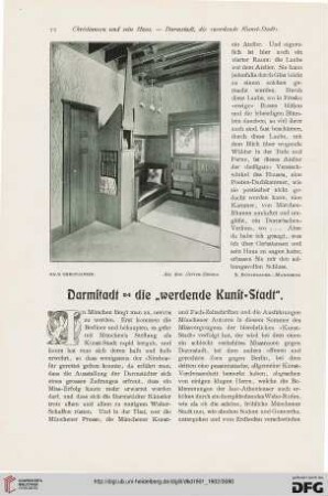 Darmstadt - die "werdende Kunst-Stadt"