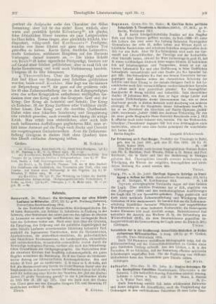 308-309 [Rezension] Aufhauser, Johs. B., Studien-Ordnungen für die theologischen Fakultäten Deutschlands, Österreichs u. der Schweiz