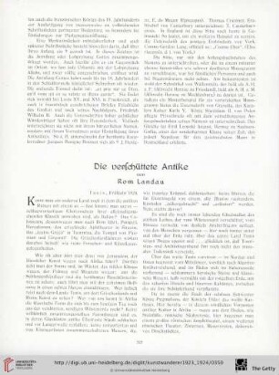 5/6: Die verschüttete Antike