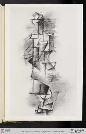[Pablo Picasso, I. Drawing, halftone reproduction from reproduction of the original drawing]