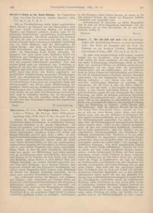 439 [Rezension] Hoffmann, Otto (Hrsg.), Herder‘s Briefe an Joh. Georg Hamann. Im Originaltext hrsg