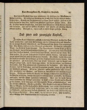 127-138, Das zwey und zwanzigste Kapitel. - Das drey und zwanzigste Kapitel.