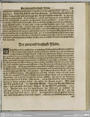Der zwey und dreyßigste Psalm