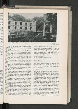 Die Schloßruine der Troiburg aus dem 16. jahrhundert nach der Restaurierung