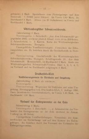 Württembergischer Schwarzwaldverein.