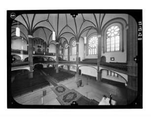 Berlin-Prenzlauer Berg. Gethsemanekirche (1891-1893; A. Orth). Inneres nach Nordwest