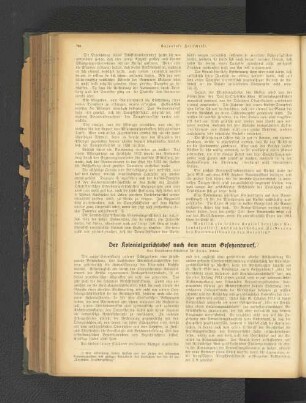 Der Kolonialgerichtshof nach dem neuen Gesetzesentwurf.