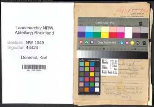 Entnazifizierung Karl Dommel , geb. 12.12.1884 (Inspektor)
