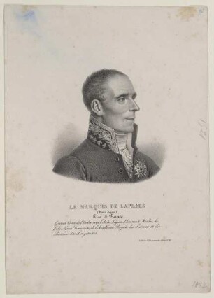 Bildnis des Pierre Simon Marquis de Laplace