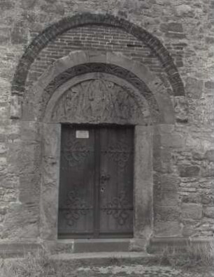 Landsberg, Doppelkapelle : Landsberg. Doppelkapelle. Nordportal