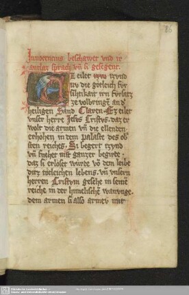 86r: Tierinitiale