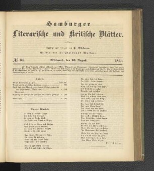 No. 64. 10. August 1853