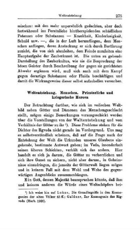 Weltentstehung, Menschen. Priesterliche und kriegerische Heroen