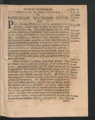 De Passionalis Unctionis Mysterio. Disp. II. Resp. M. Joh. Jahn