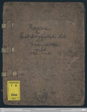 Uiber den Tod : zum Gedächtniß des Hochehrwürdigen, Hochachtbaren und Hochwohlgelahrten Herrn, Herrn M. George Adolph Mehners, treuverdienten Stadtpredigers zu Dresden, welcher am 29. December 1784 im Herrn seelig entschlief