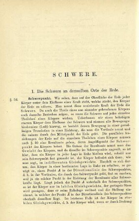 Schwere.