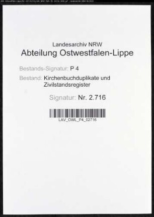 Zivilstandsregister von Pelkum (T 1813). (Gemeinde: Pelkum, Kreis Unna)