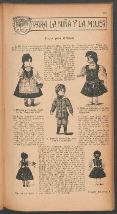 Trajes para muñecas : Para la niña y la mujer