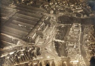 Hauptbahnhof Leipzig : Blickrichtung Osten