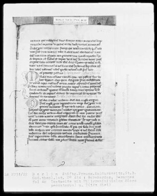 Bernhardus, Sermones quadragesimales — Initiale M und Initiale D, Folio 48 recto
