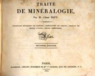 Traité de minéralogie, [4 a]. Atlas, Figures géométriques ...