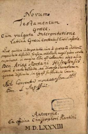 Testamentum novum