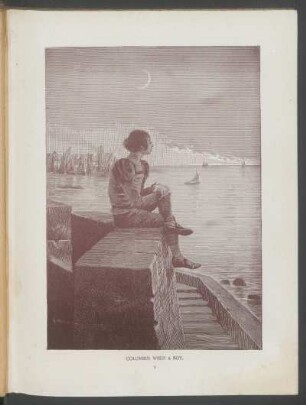 Columbus when a boy. - [Illustration]