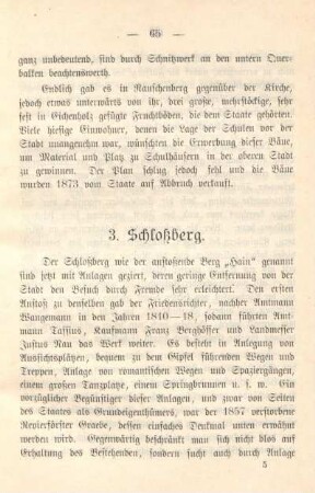 3. Schloßberg.