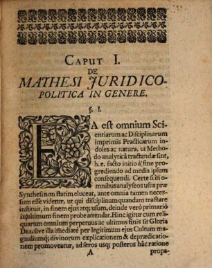 Matheseos Ad Politicam & Jurisprudentiam Applicatæ Specimen De Molendinis