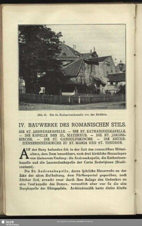 IV. Bauwerke Des Romanischen Stils